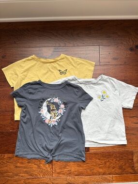 Bixby Nomad Kids Short Sleeve Tee Trio - Yellow, Charcoal, Off-White